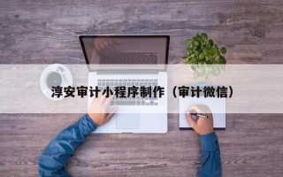 松滋淳安审计小程序制作（审计微信）